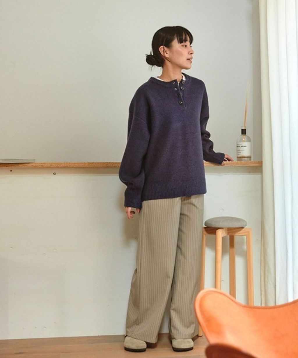 THE CRAFT CREW PRODUCTS 亨利領提花針織衫_19