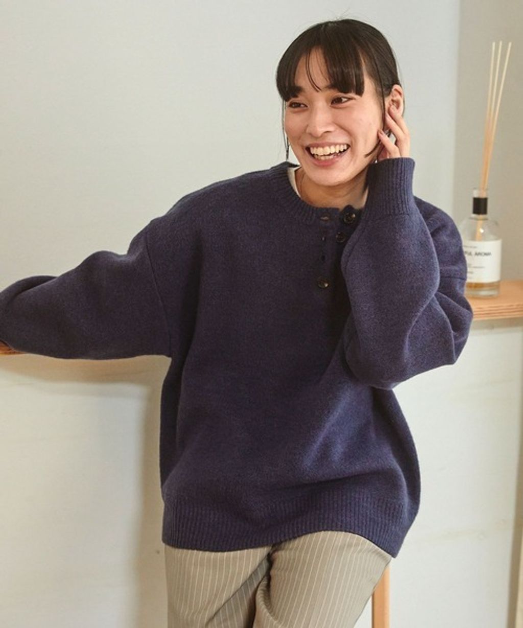 THE CRAFT CREW PRODUCTS 亨利領提花針織衫_18