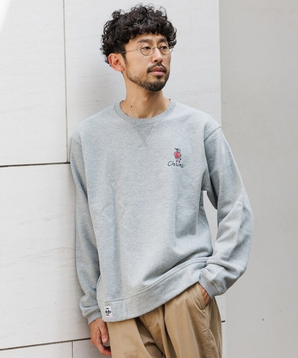 CHUMS×FREAKS STORE  日本地圖名物刷毛大學T_21