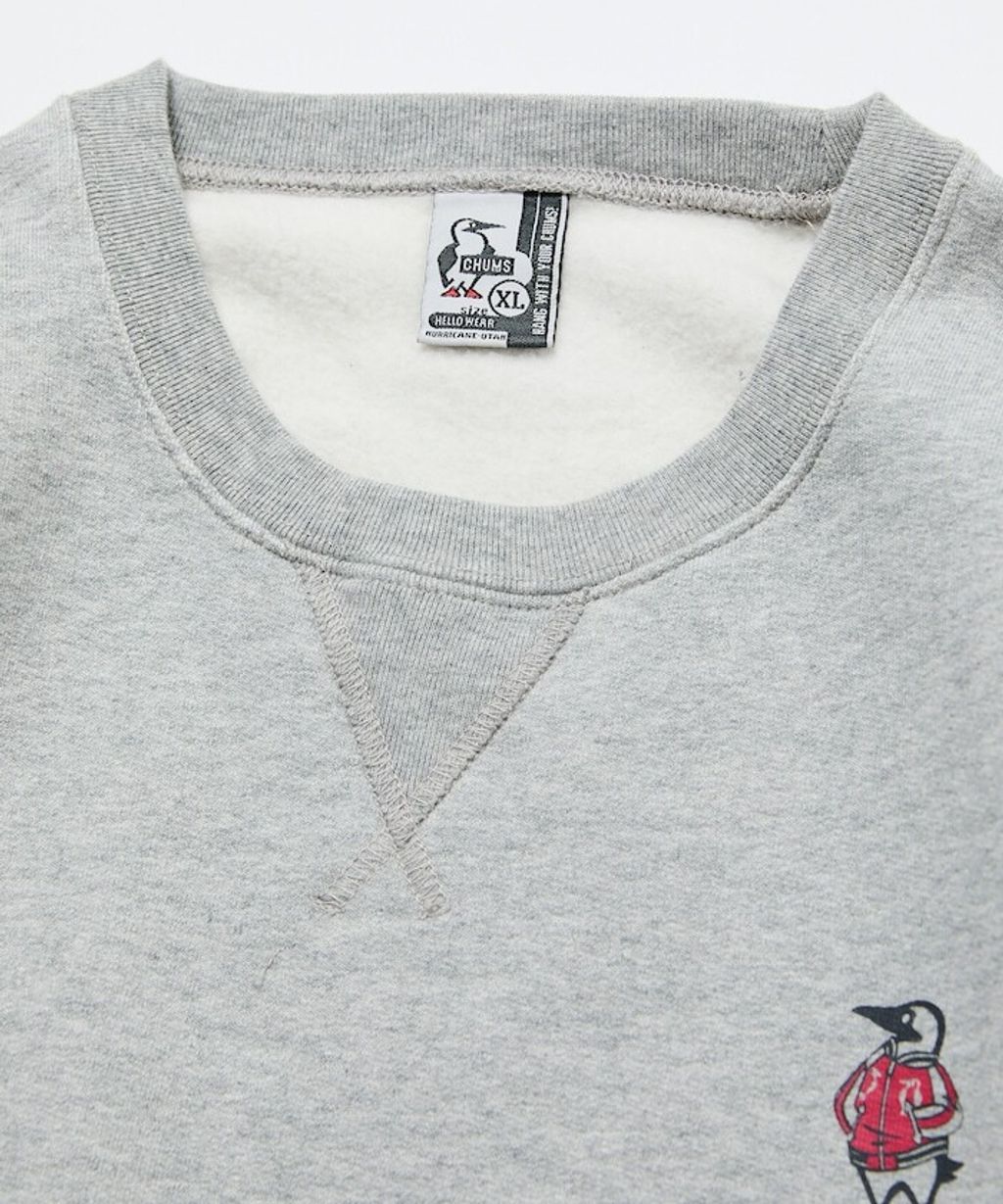 CHUMS×FREAKS STORE  日本地圖名物刷毛大學T_5