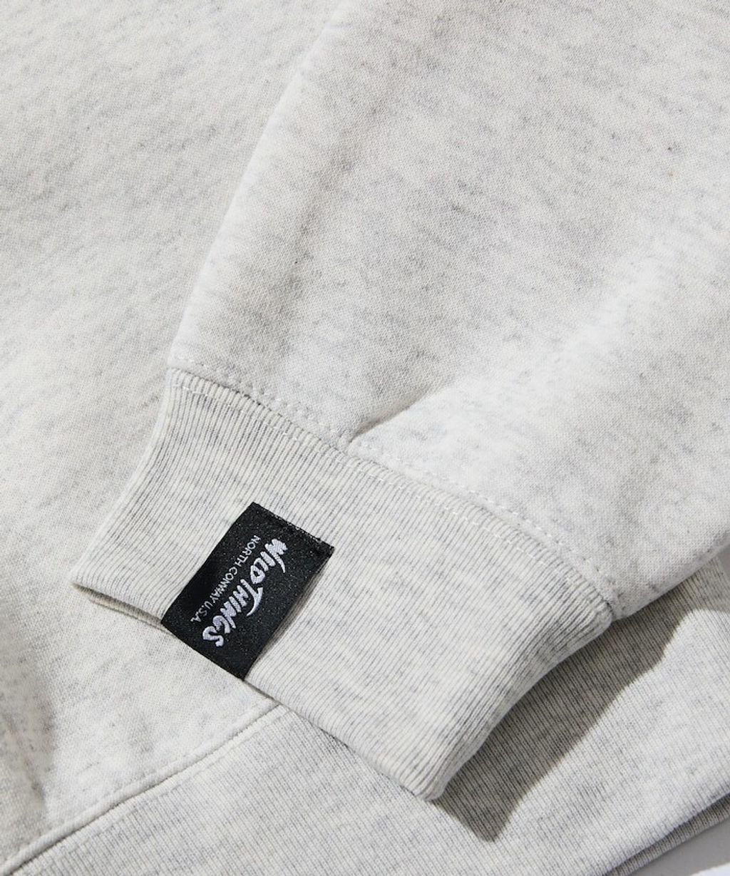 WILD THINGS×FREAKS STORE  刺繡黑貓刷毛大學T_10