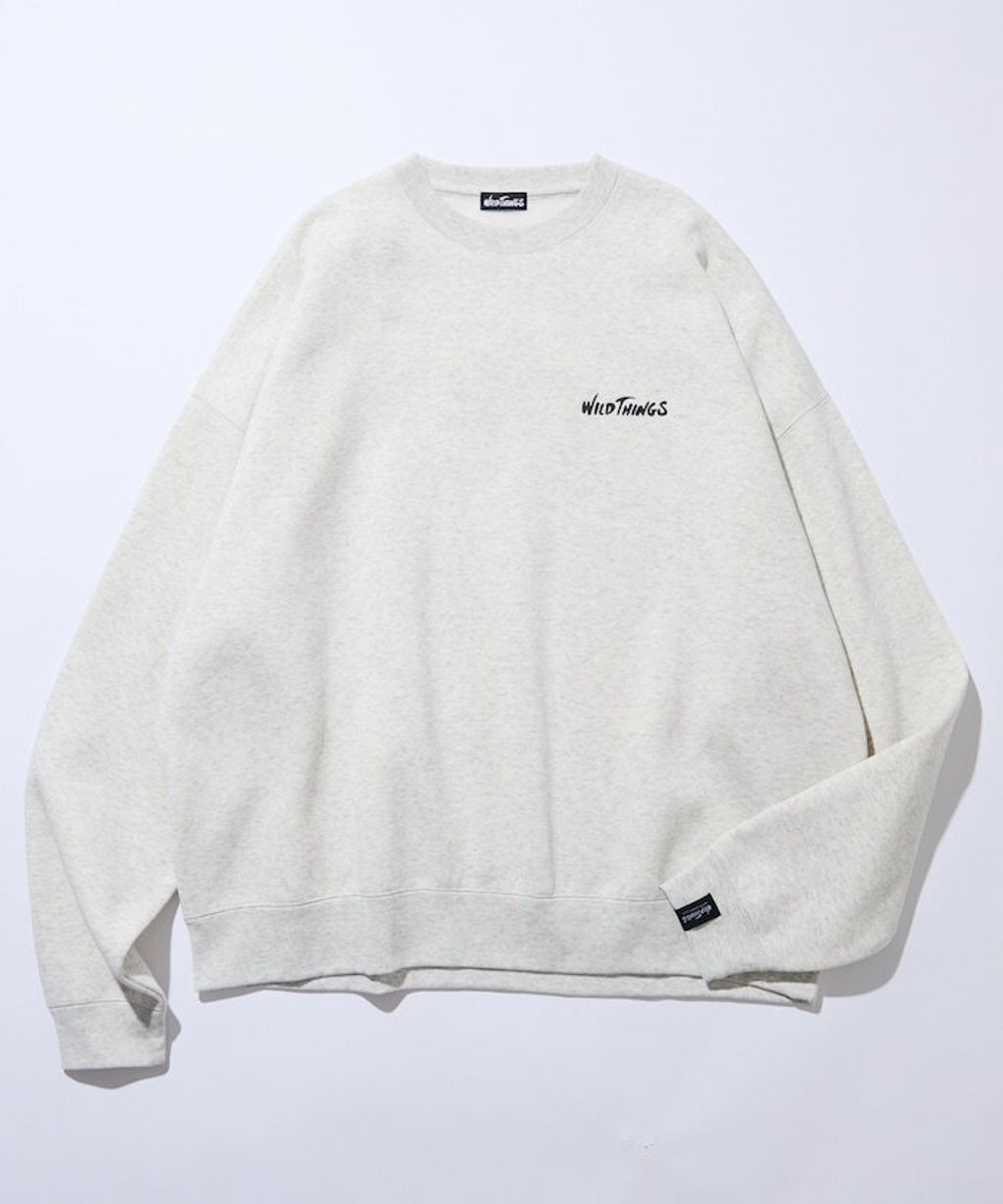 WILD THINGS×FREAKS STORE  刺繡老虎刷毛大學T_21
