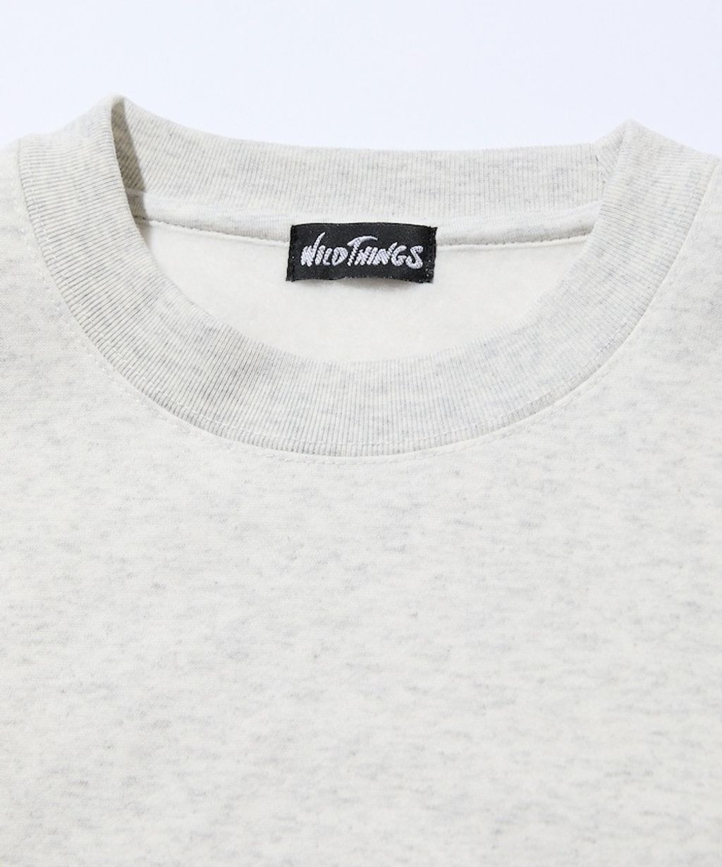 WILD THINGS×FREAKS STORE  反光背印logo刷毛大學T_8