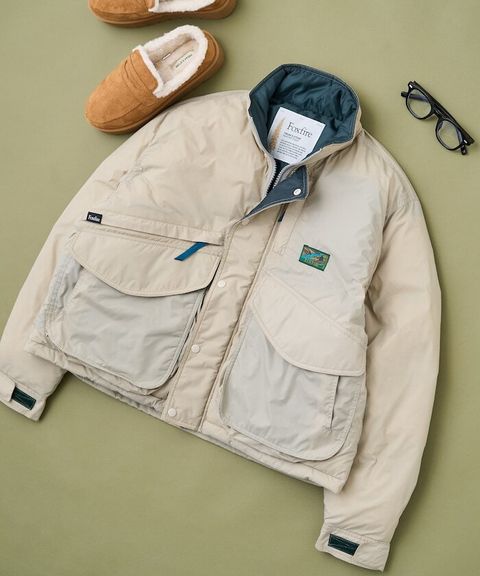 Foxfire × FREAKS STORE 雙拉鍊中綿保暖短版復古風尼龍外套_11
