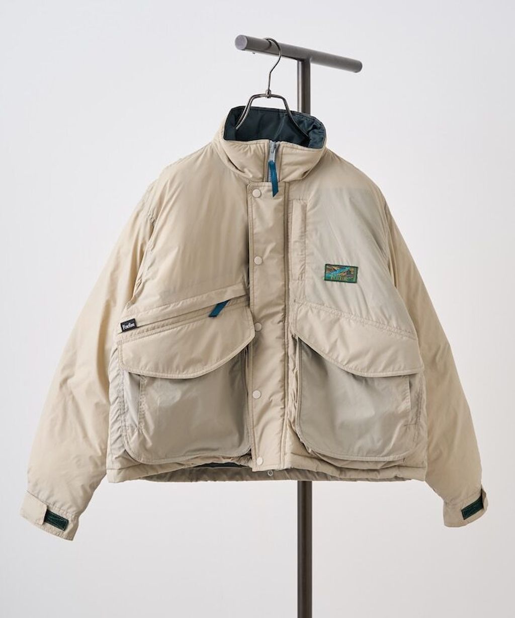 Foxfire × FREAKS STORE 雙拉鍊中綿保暖短版復古風尼龍外套_13