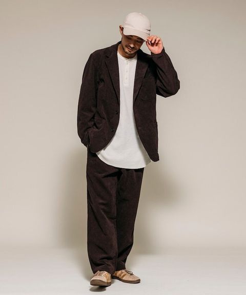 FREAKS STORE SOLOTEX功能纖維燈芯絨西裝外套 × 錐形褲套裝_33