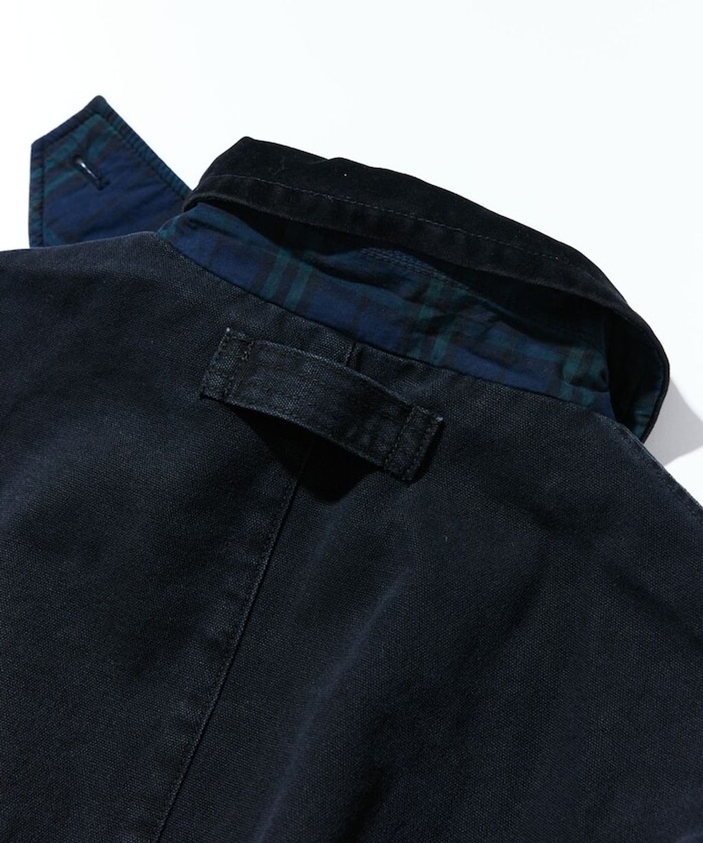 NAUTICA 復古刷色厚棉鴨布面料長版大衣_29