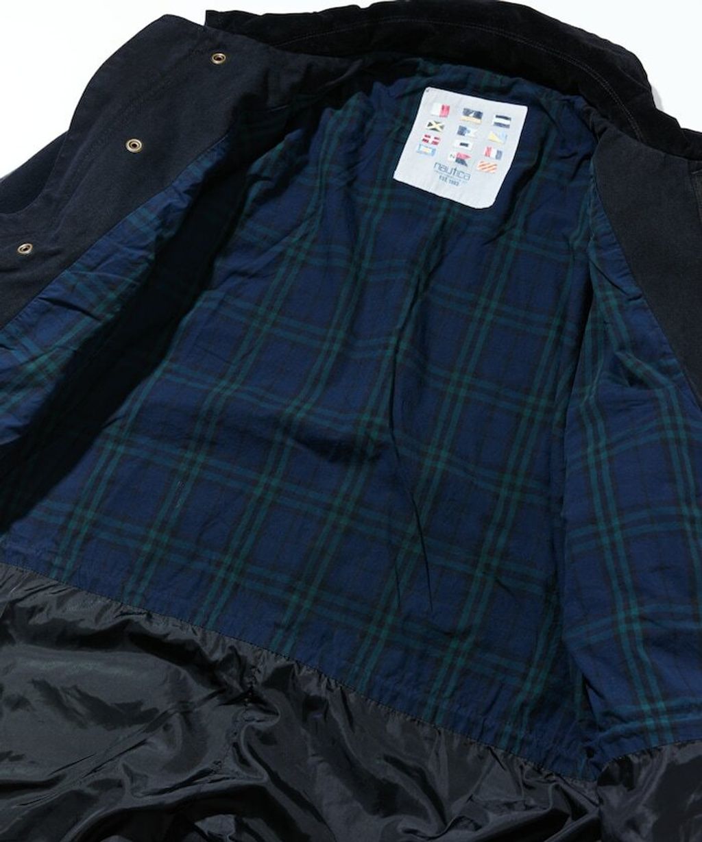 NAUTICA 復古刷色厚棉鴨布面料長版大衣_20