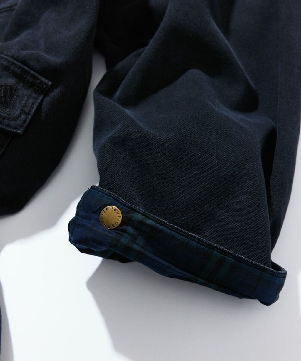 NAUTICA 復古刷色厚棉鴨布面料長版大衣_19