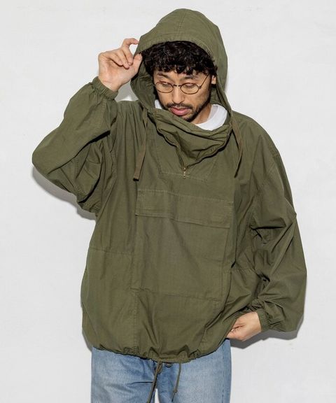 FREAKS STORE 後染刷色復古Oversized衝鋒衣_3