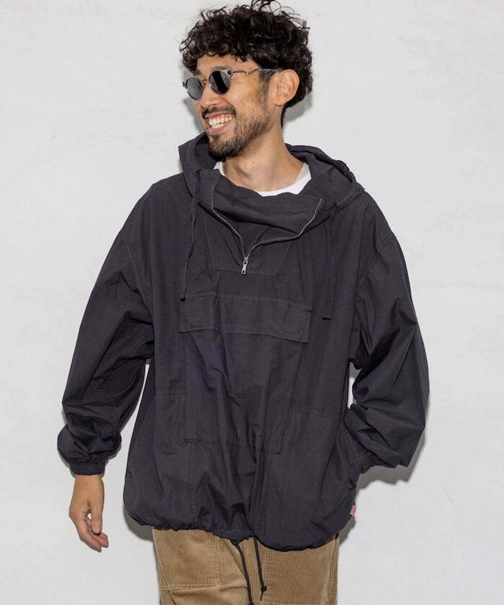 FREAKS STORE 後染刷色復古Oversized衝鋒衣_50