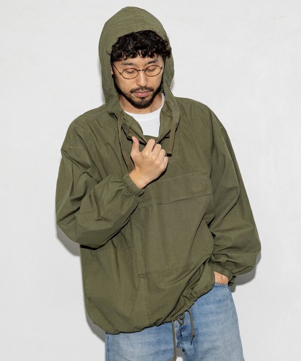 FREAKS STORE 後染刷色復古Oversized衝鋒衣_44