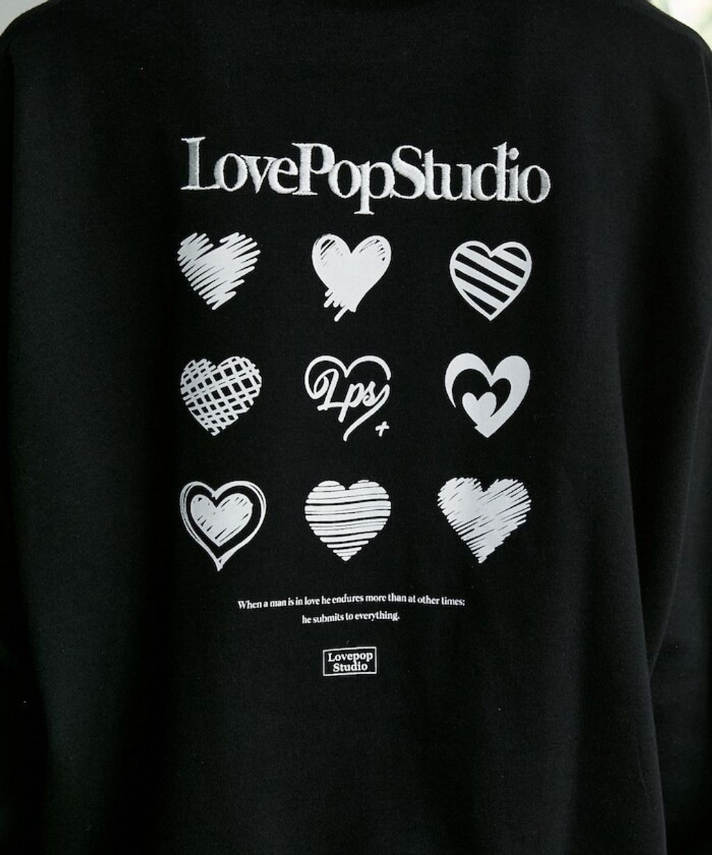 FREAKS STORE logo刺繡背印刷毛大學T_10