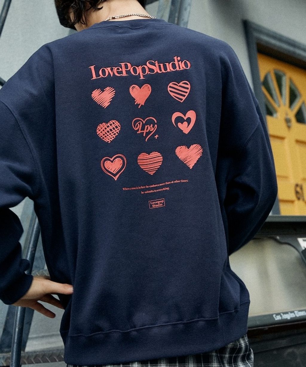 FREAKS STORE logo刺繡背印刷毛大學T_17
