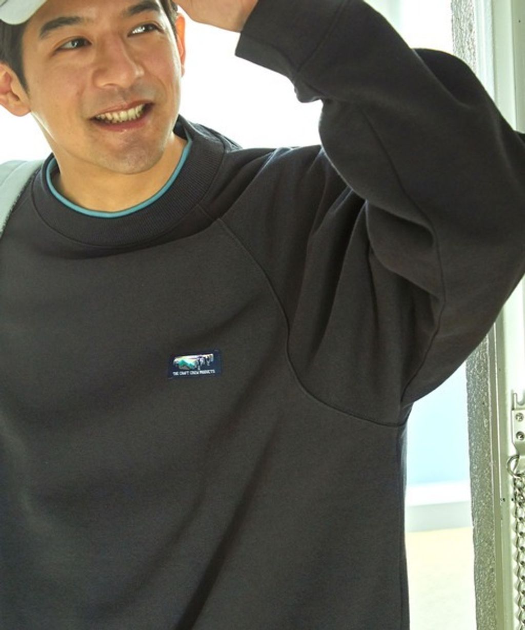 THE CRAFT CREW PRODUCTS 吸水速乾厚磅純棉機能oversize大學T_44