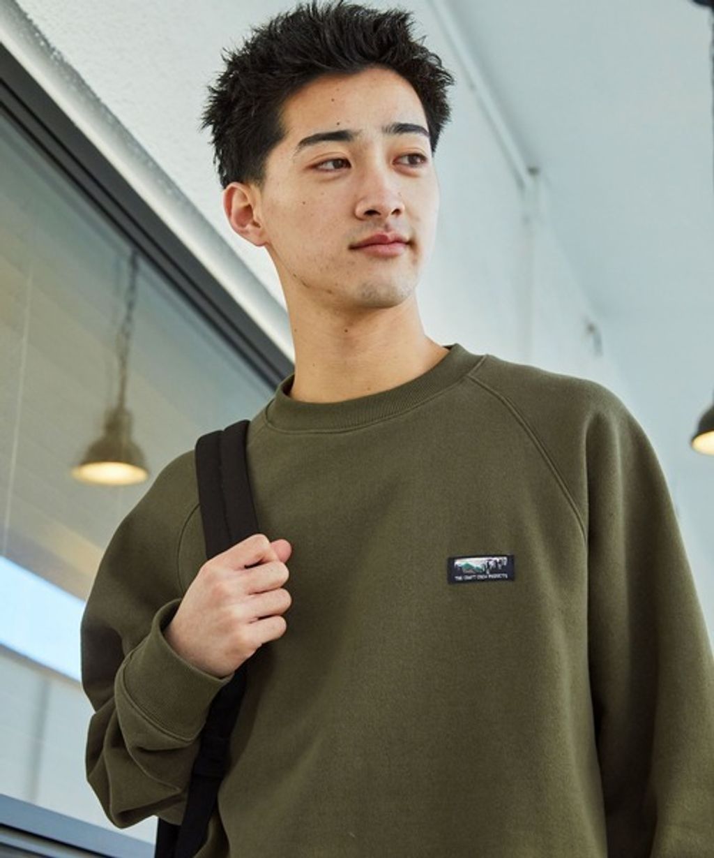 THE CRAFT CREW PRODUCTS 吸水速乾厚磅純棉機能oversize大學T_100