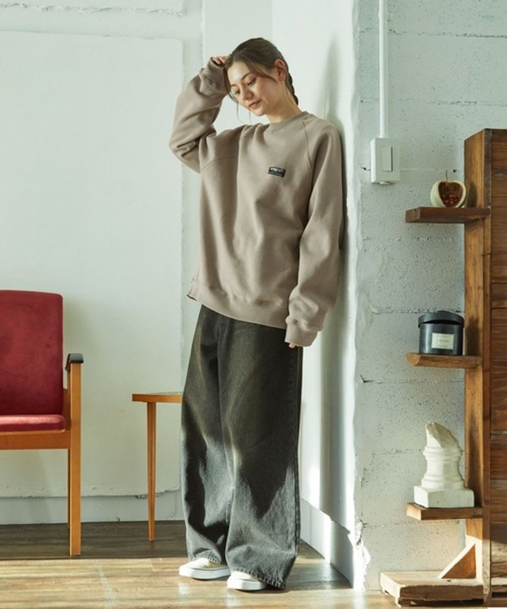 THE CRAFT CREW PRODUCTS 吸水速乾厚磅純棉機能oversize大學T_95