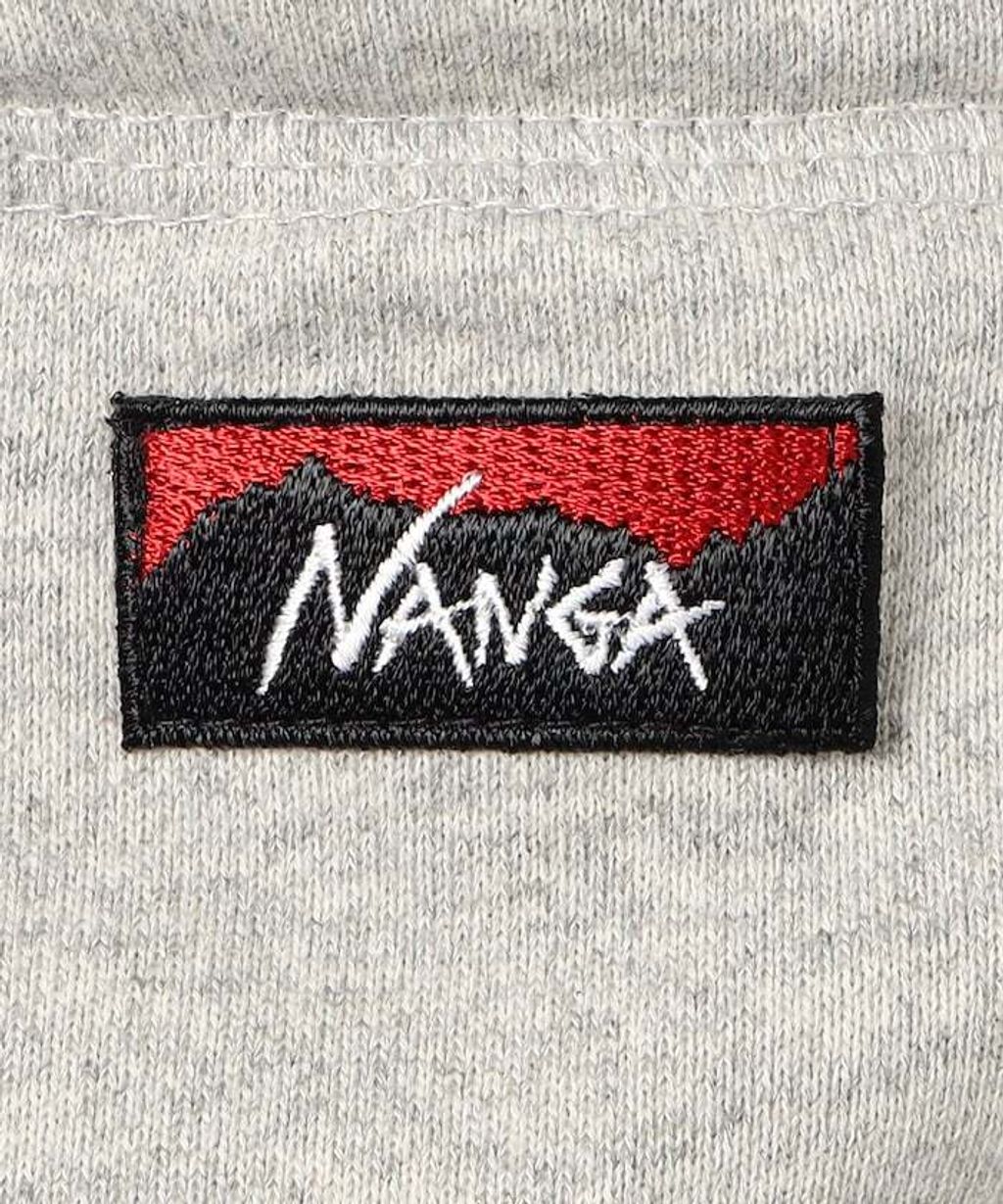 NANGA 環保混紡Box Logo刷毛帽T_10