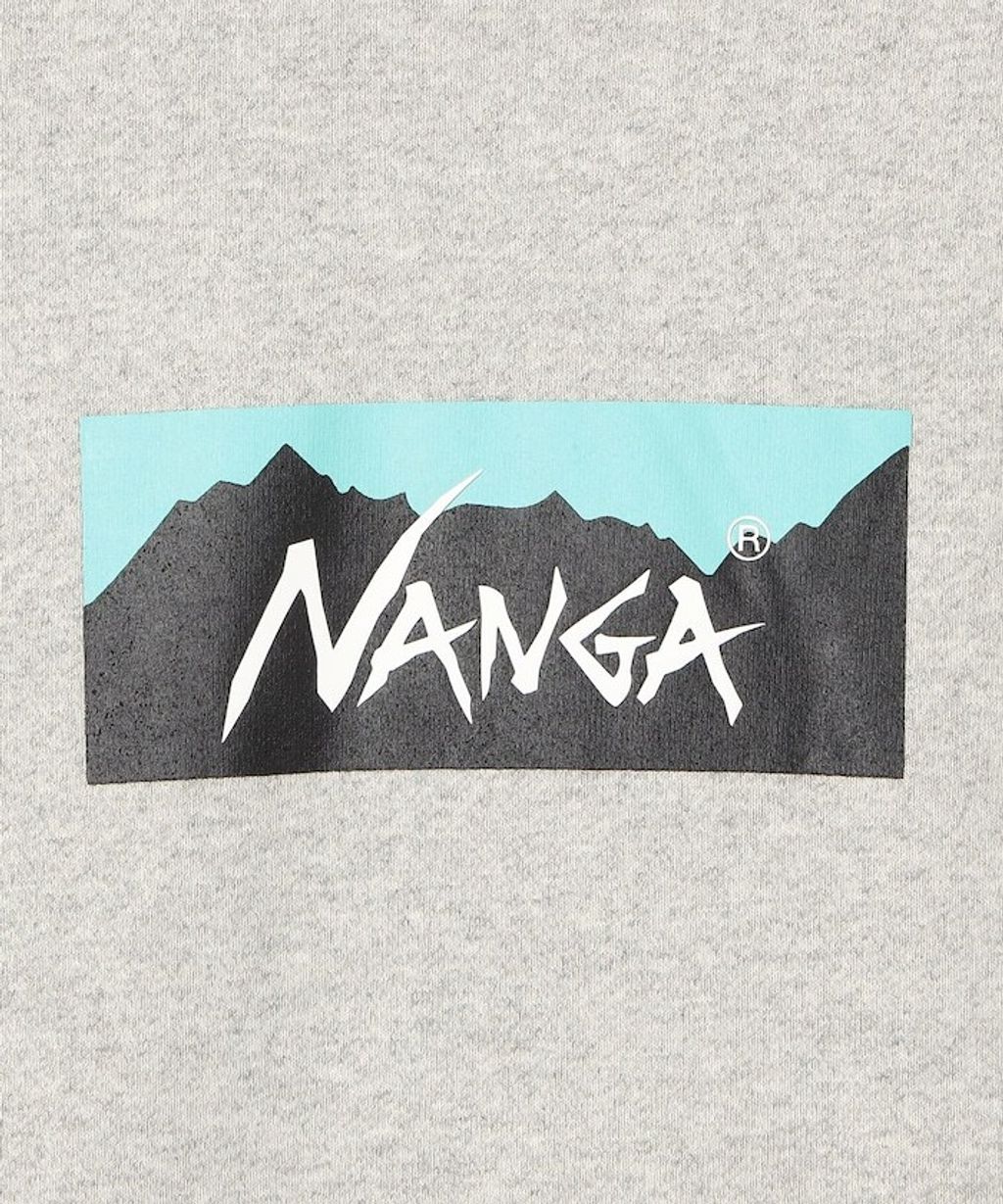 NANGA 環保混紡Box Logo刷毛帽T_11