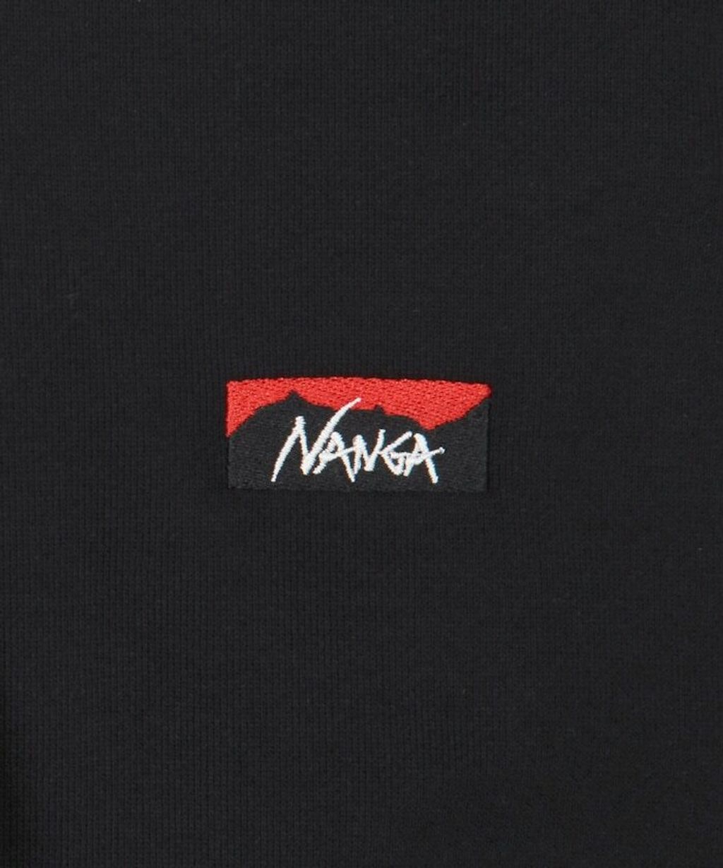 NANGA 環保混紡MINIBOX Logo刷毛帽T_9