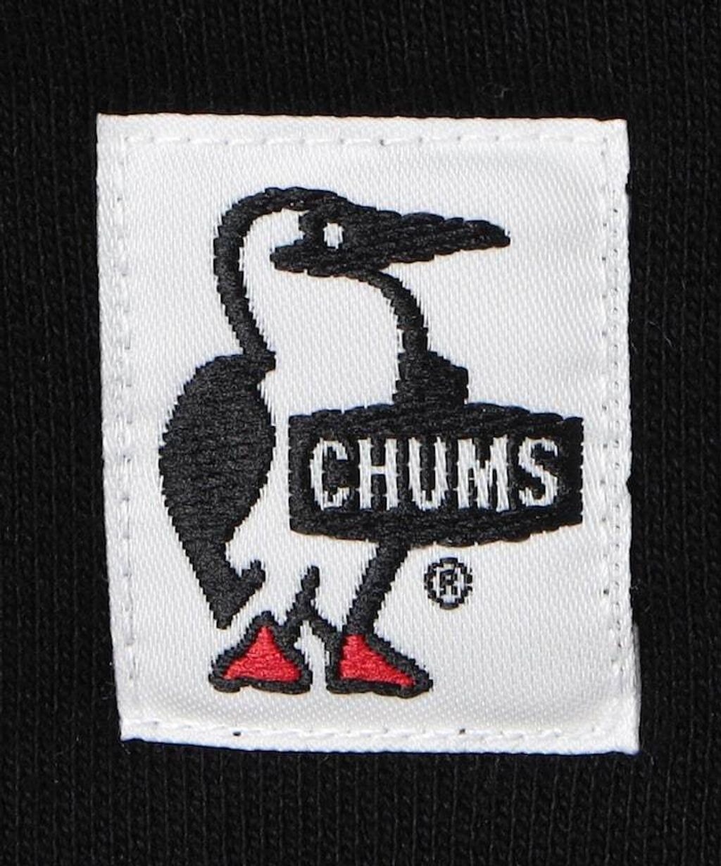 CHUMS HWYC袖印字樣美式純棉刷毛帽T_8