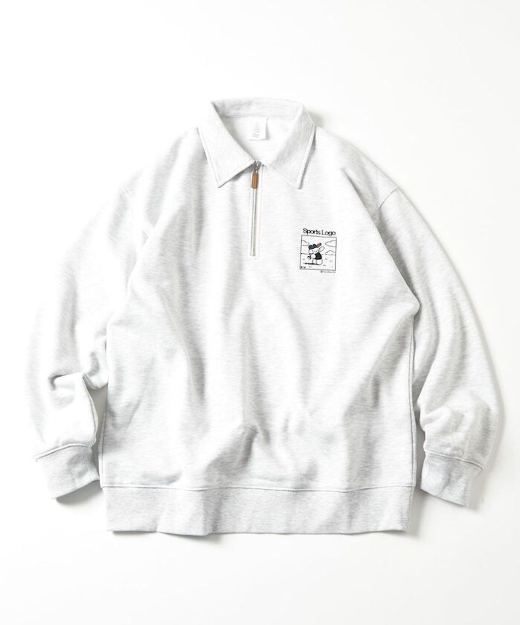 tombonia × FREAKS STORE SPORTS logo刺繡半拉鍊大學T_4