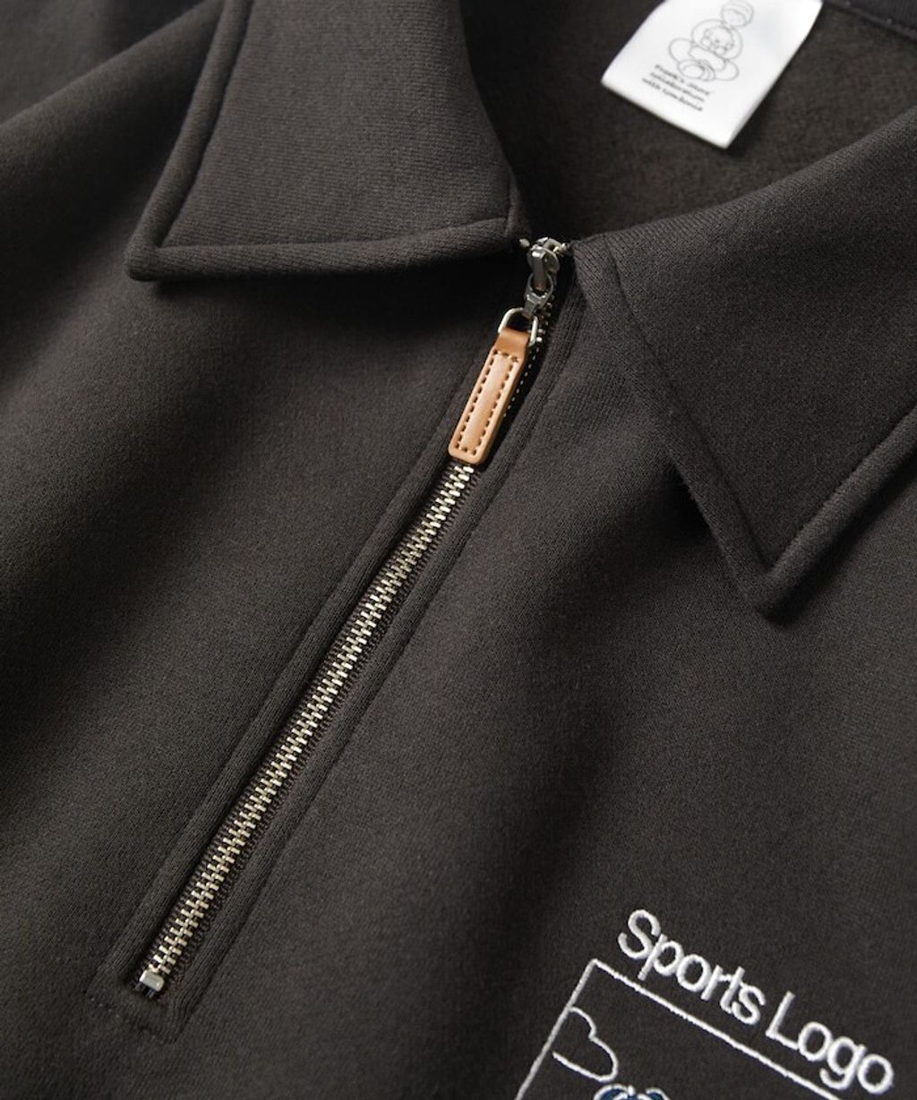 tombonia × FREAKS STORE SPORTS logo刺繡半拉鍊大學T_15