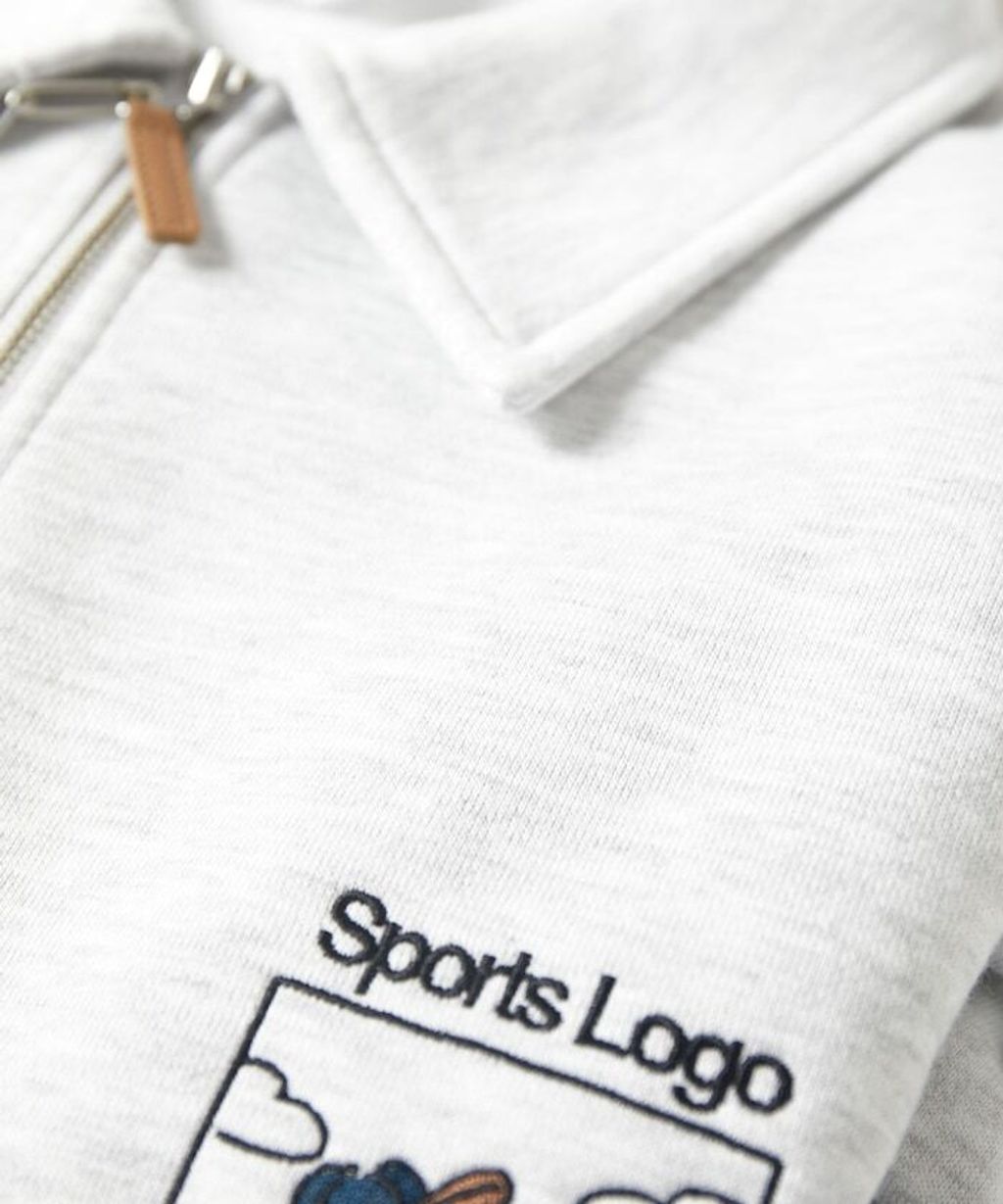 tombonia × FREAKS STORE SPORTS logo刺繡半拉鍊大學T_6