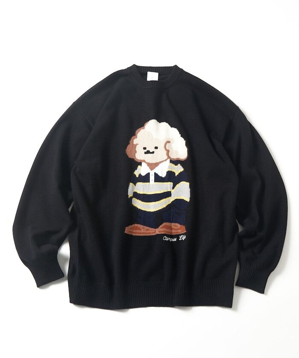 tombonia × FREAKS STORE 學院風造型狗狗針織毛衣_9
