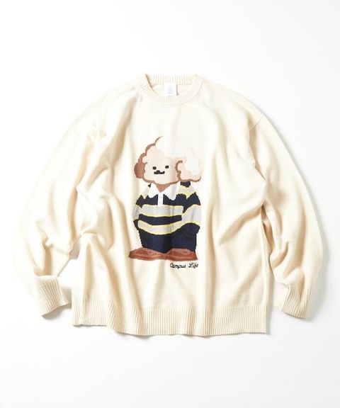 tombonia × FREAKS STORE 學院風造型狗狗針織毛衣_4