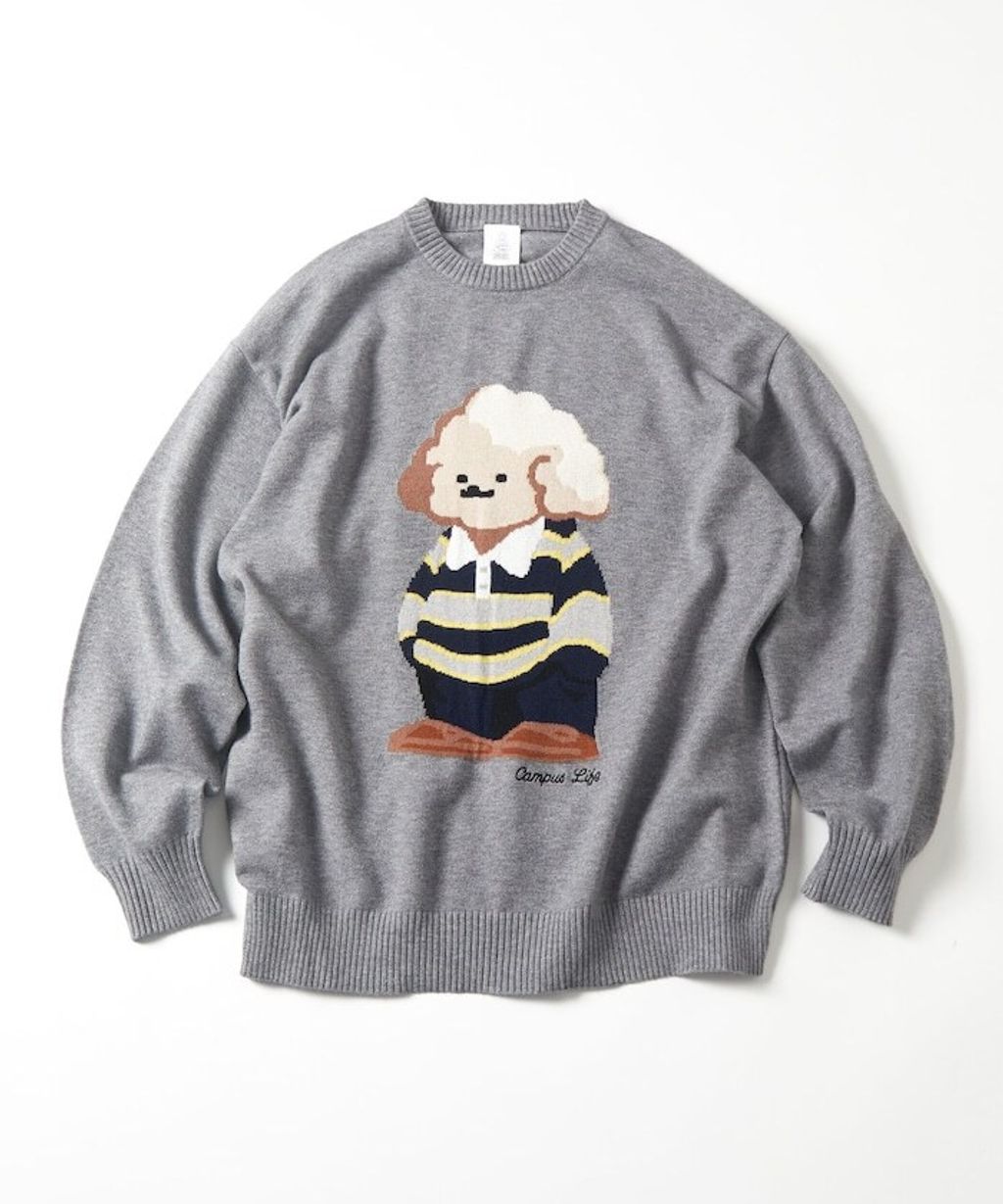 tombonia × FREAKS STORE 學院風造型狗狗針織毛衣_2