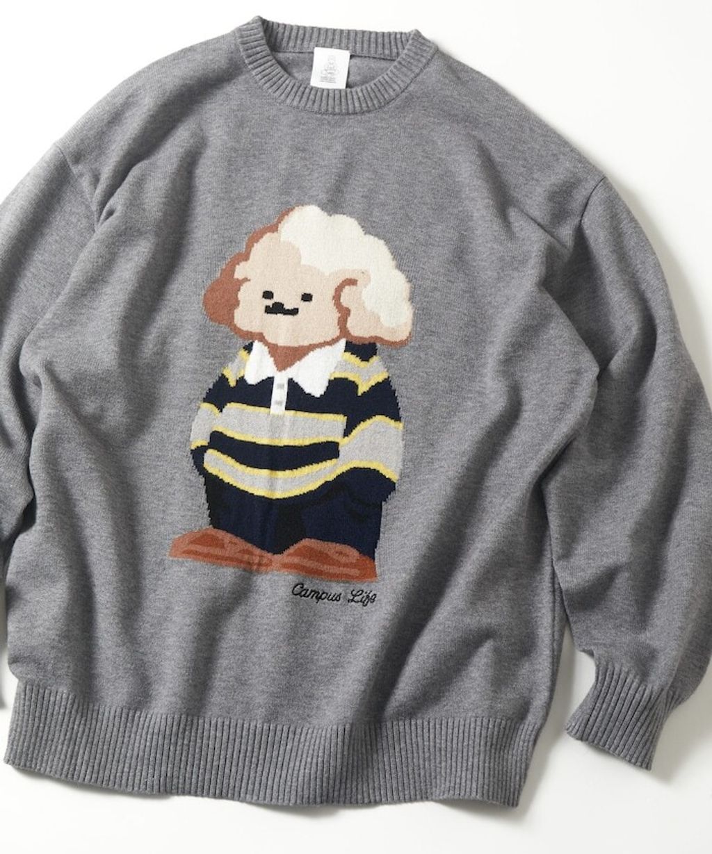 tombonia × FREAKS STORE 學院風造型狗狗針織毛衣_7
