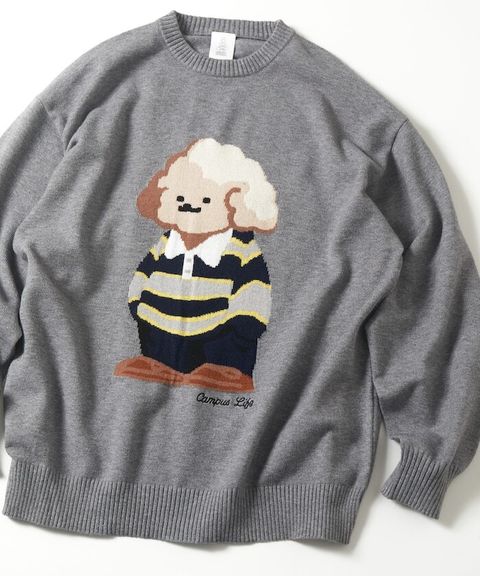 tombonia × FREAKS STORE 學院風造型狗狗針織毛衣_7