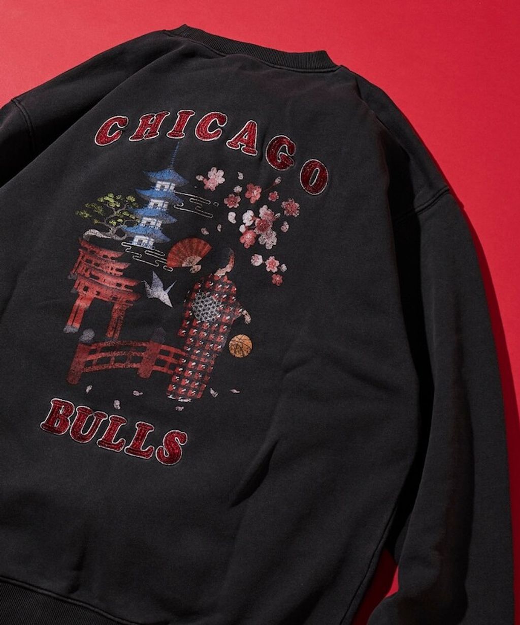FREAKS STORE 古著質感刷色純棉高磅和服風格NBA隊伍大學T_19