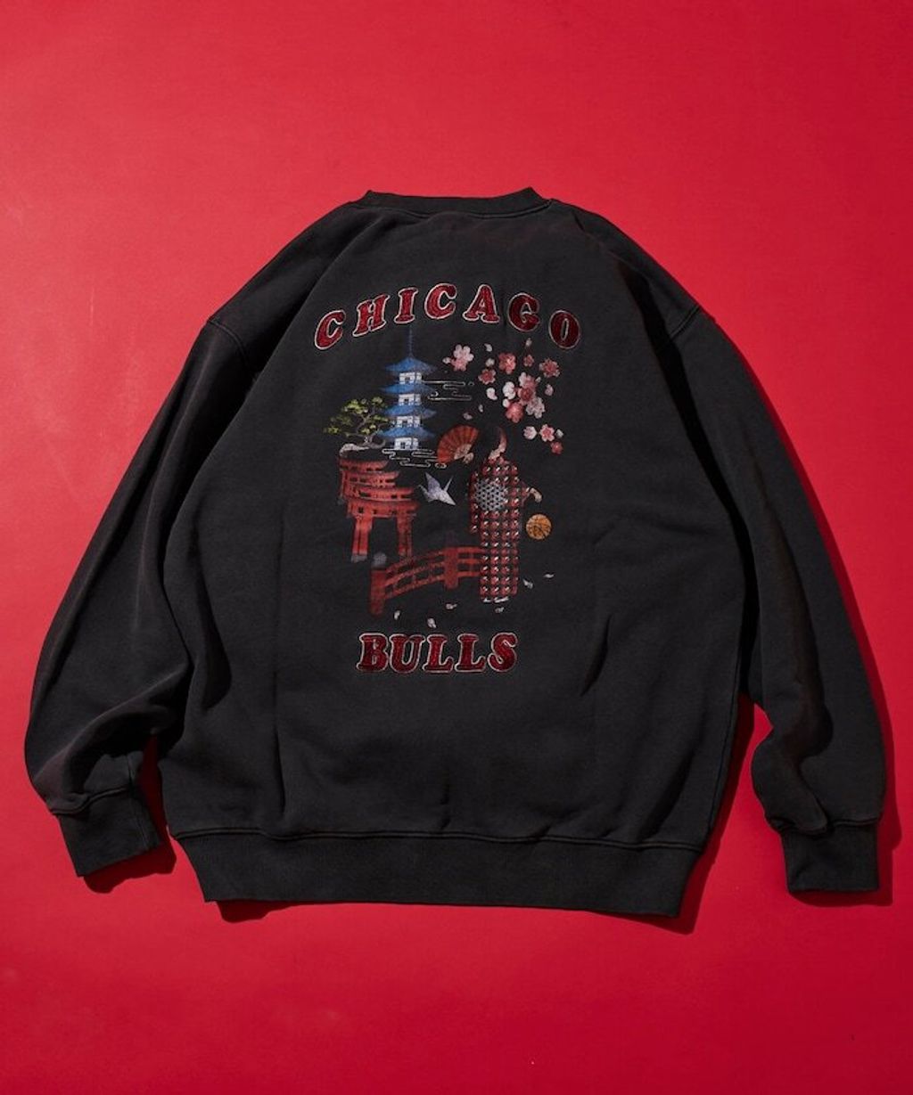 FREAKS STORE 古著質感刷色純棉高磅和服風格NBA隊伍大學T_18