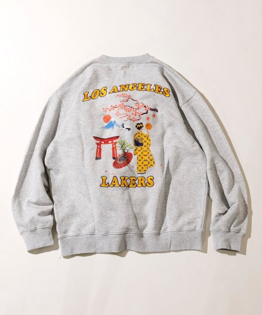 FREAKS STORE 古著質感刷色純棉高磅和服風格NBA隊伍大學T_14