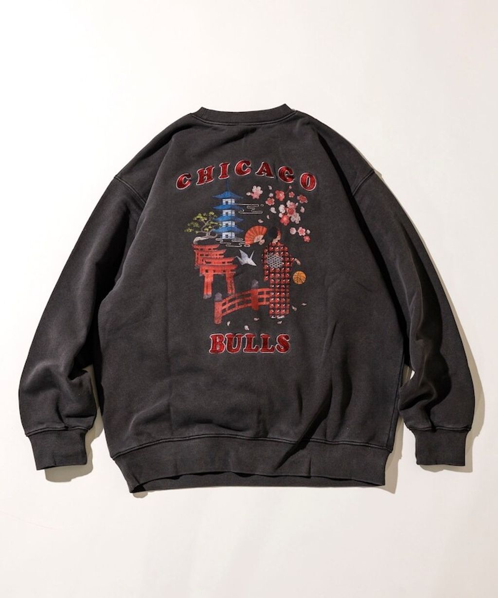 FREAKS STORE 古著質感刷色純棉高磅和服風格NBA隊伍大學T_12