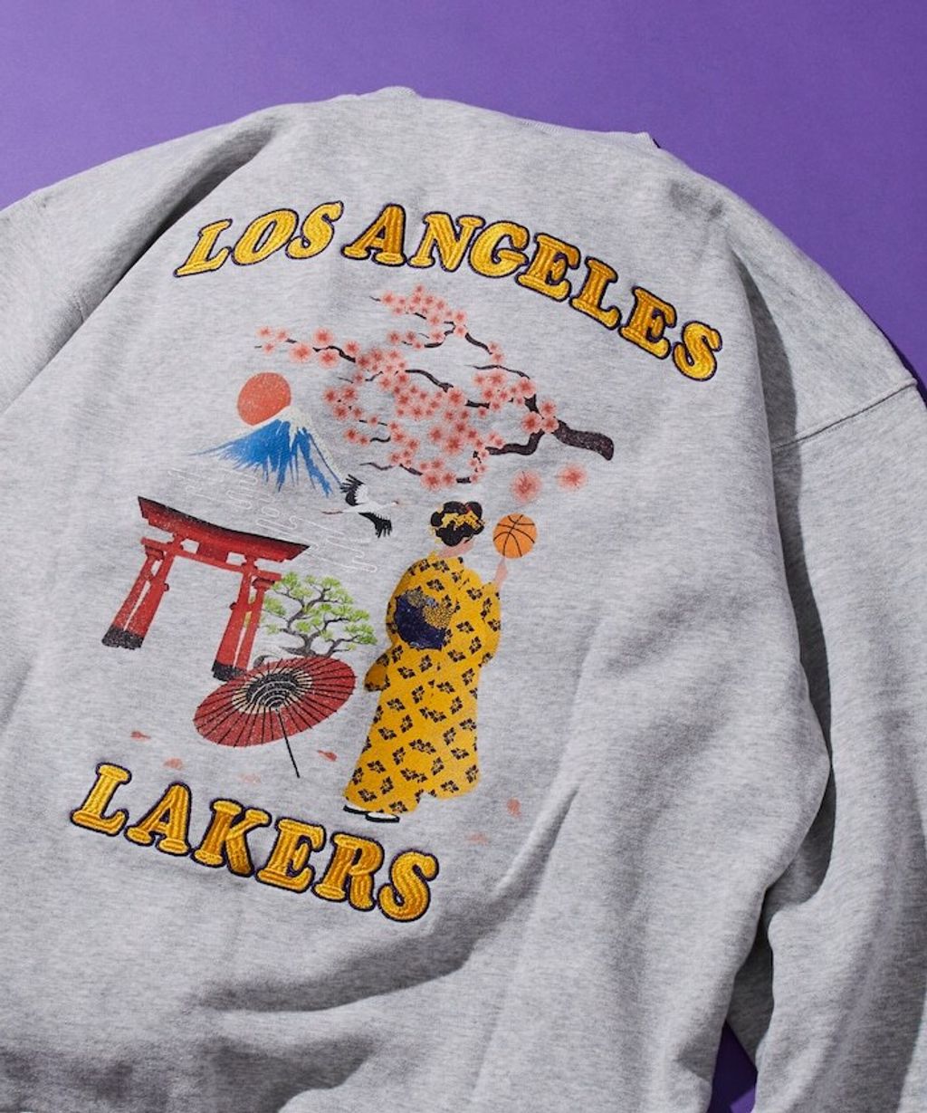 FREAKS STORE 古著質感刷色純棉高磅和服風格NBA隊伍大學T_1
