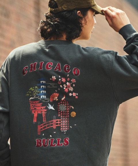 FREAKS STORE 古著質感刷色純棉高磅和服風格NBA隊伍大學T_2