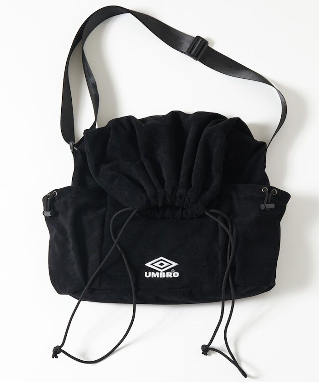 umbro × FREAKS STORE Brushed質感刺繡 Logo抽繩肩背包_6