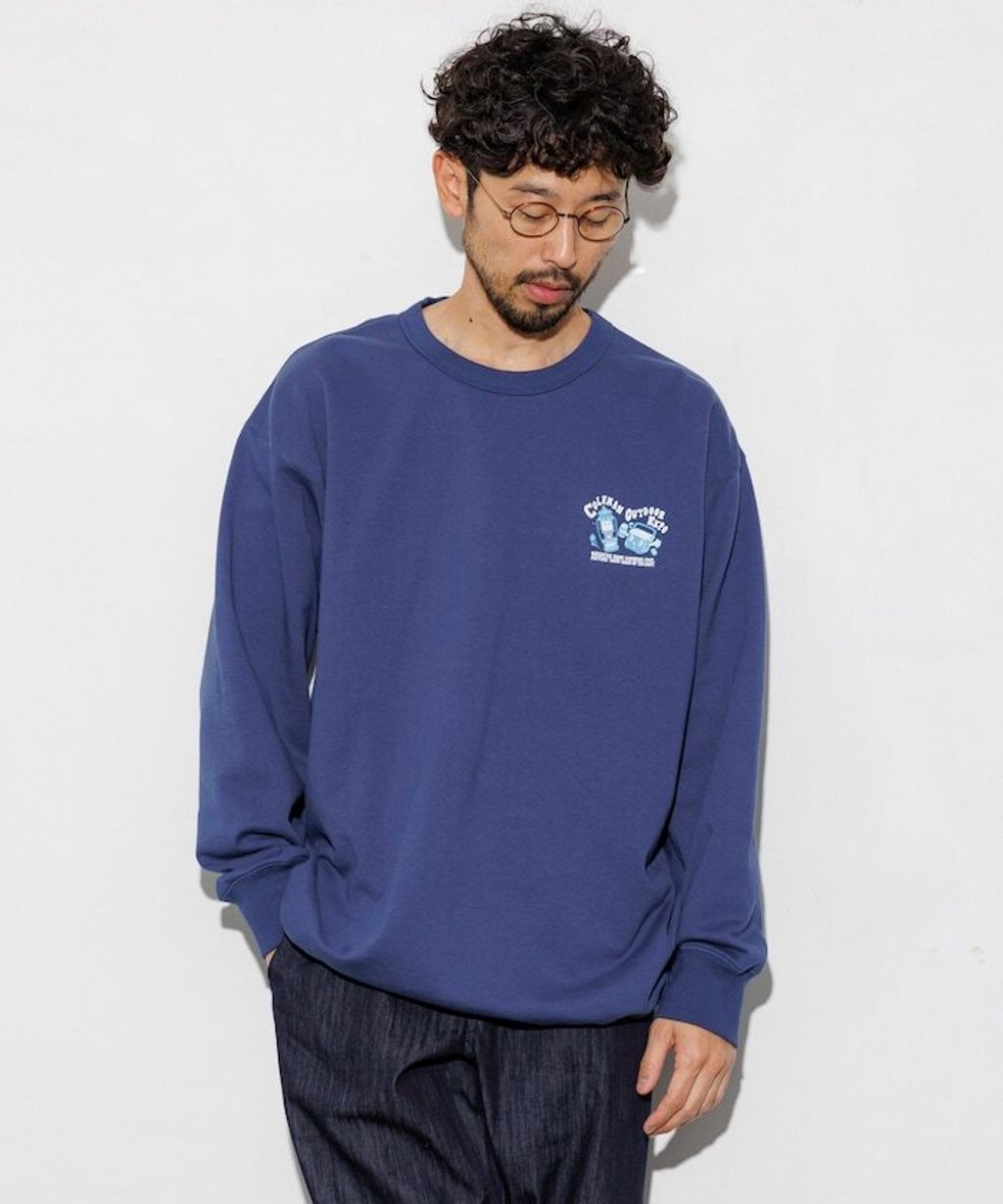 Coleman×Chocomoo×FREAKS STORE 萬博精神下擺抽繩圓領大學T_10
