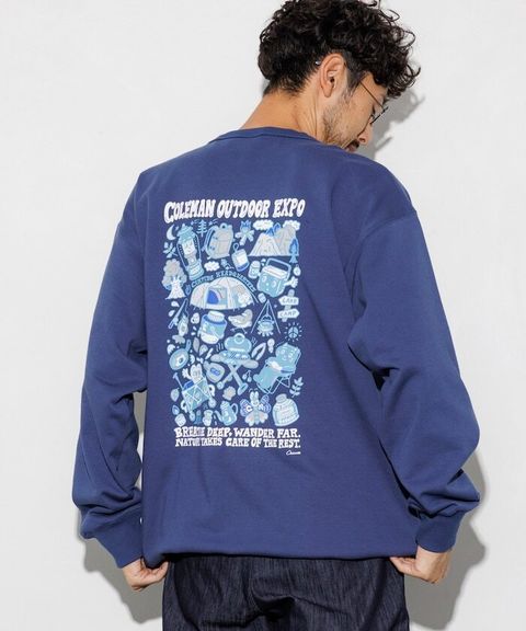 Coleman×Chocomoo×FREAKS STORE 萬博精神下擺抽繩圓領大學T_9