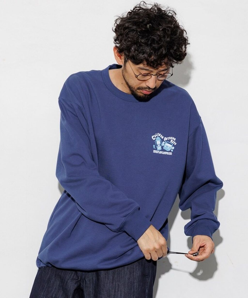 Coleman×Chocomoo×FREAKS STORE 萬博精神下擺抽繩圓領大學T_11