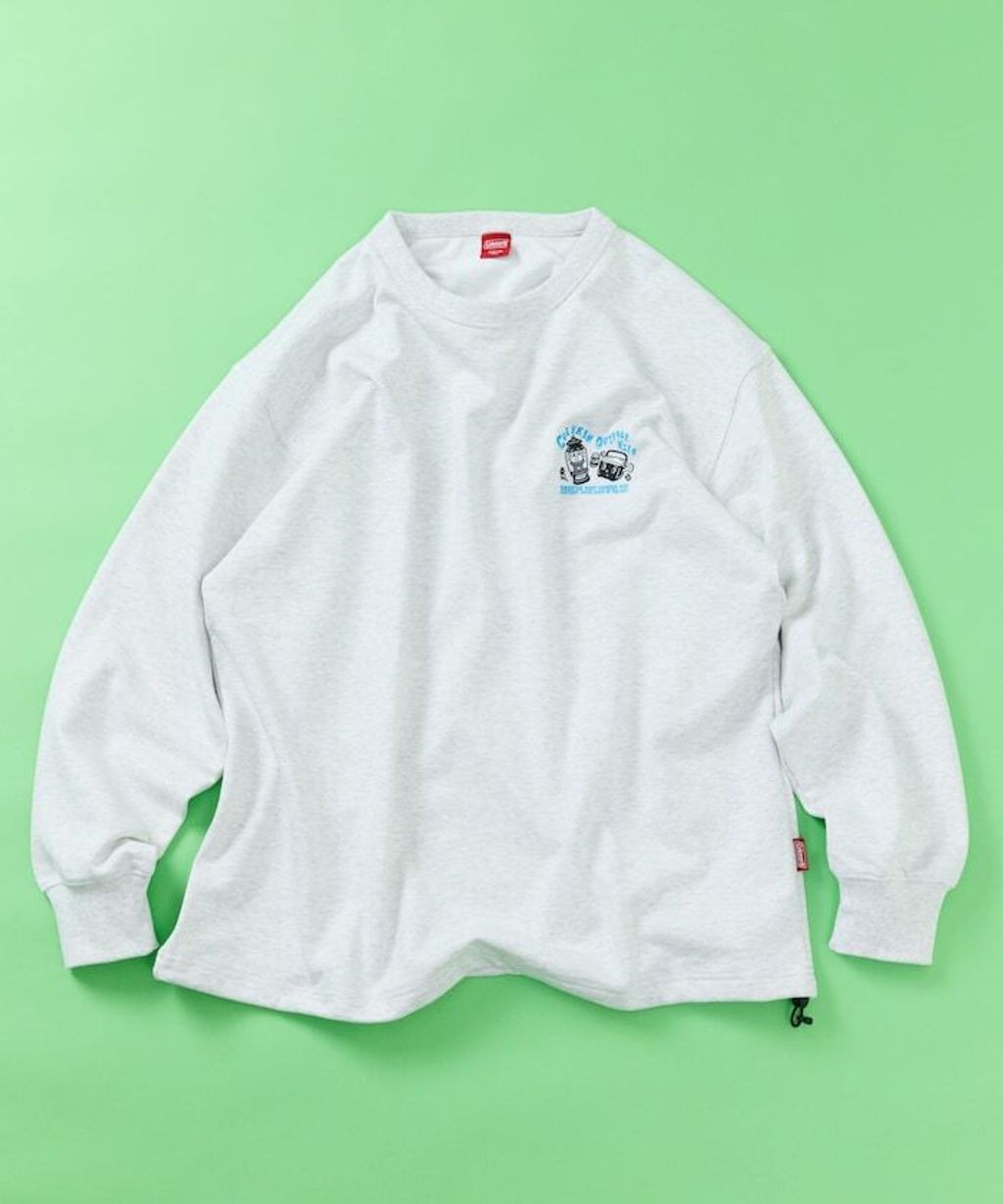 Coleman×Chocomoo×FREAKS STORE 萬博精神下擺抽繩圓領大學T_20