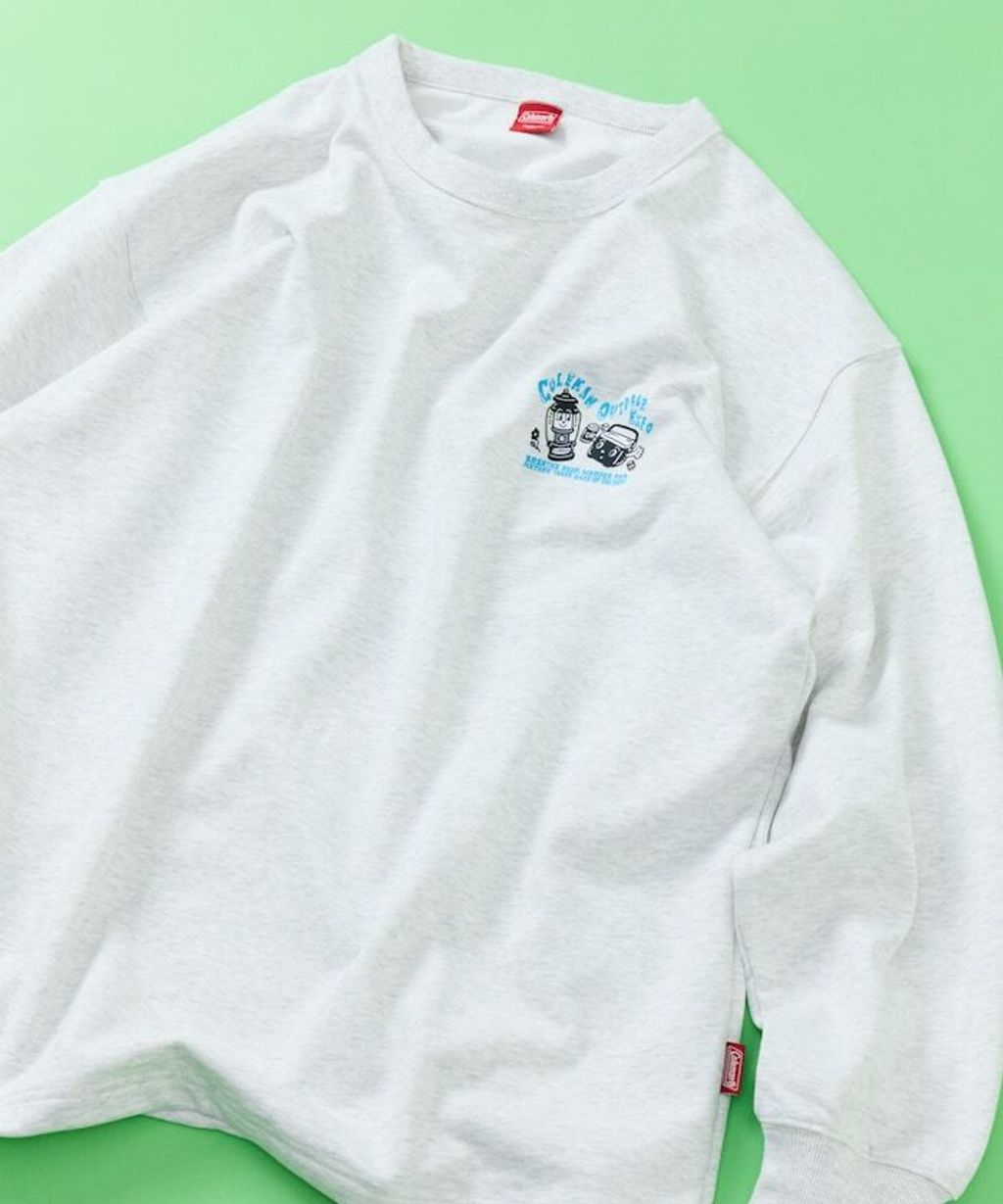 Coleman×Chocomoo×FREAKS STORE 萬博精神下擺抽繩圓領大學T_21
