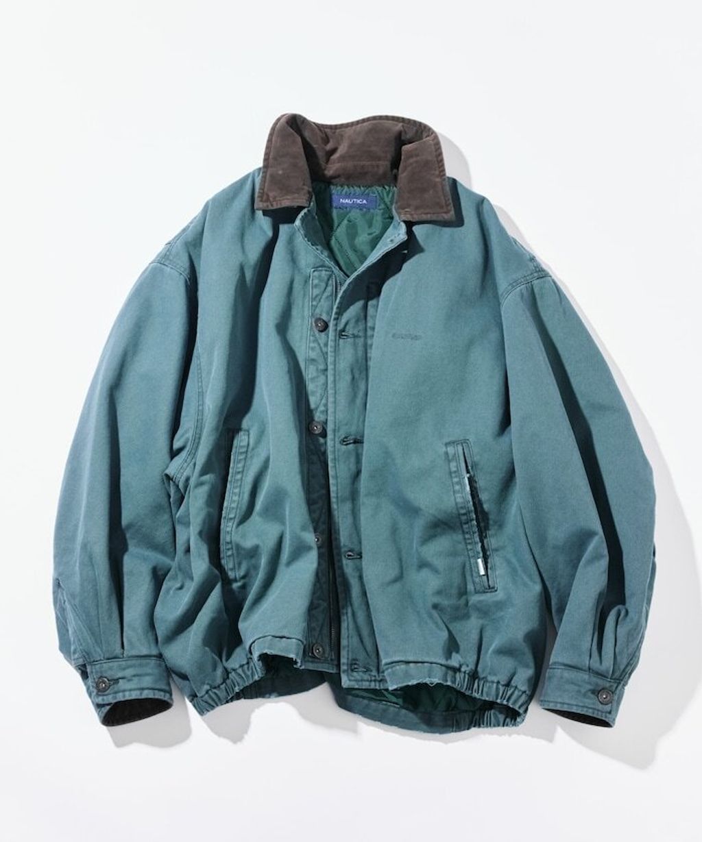 NAUTICA 復古做舊厚磅中棉鴨布外套_7