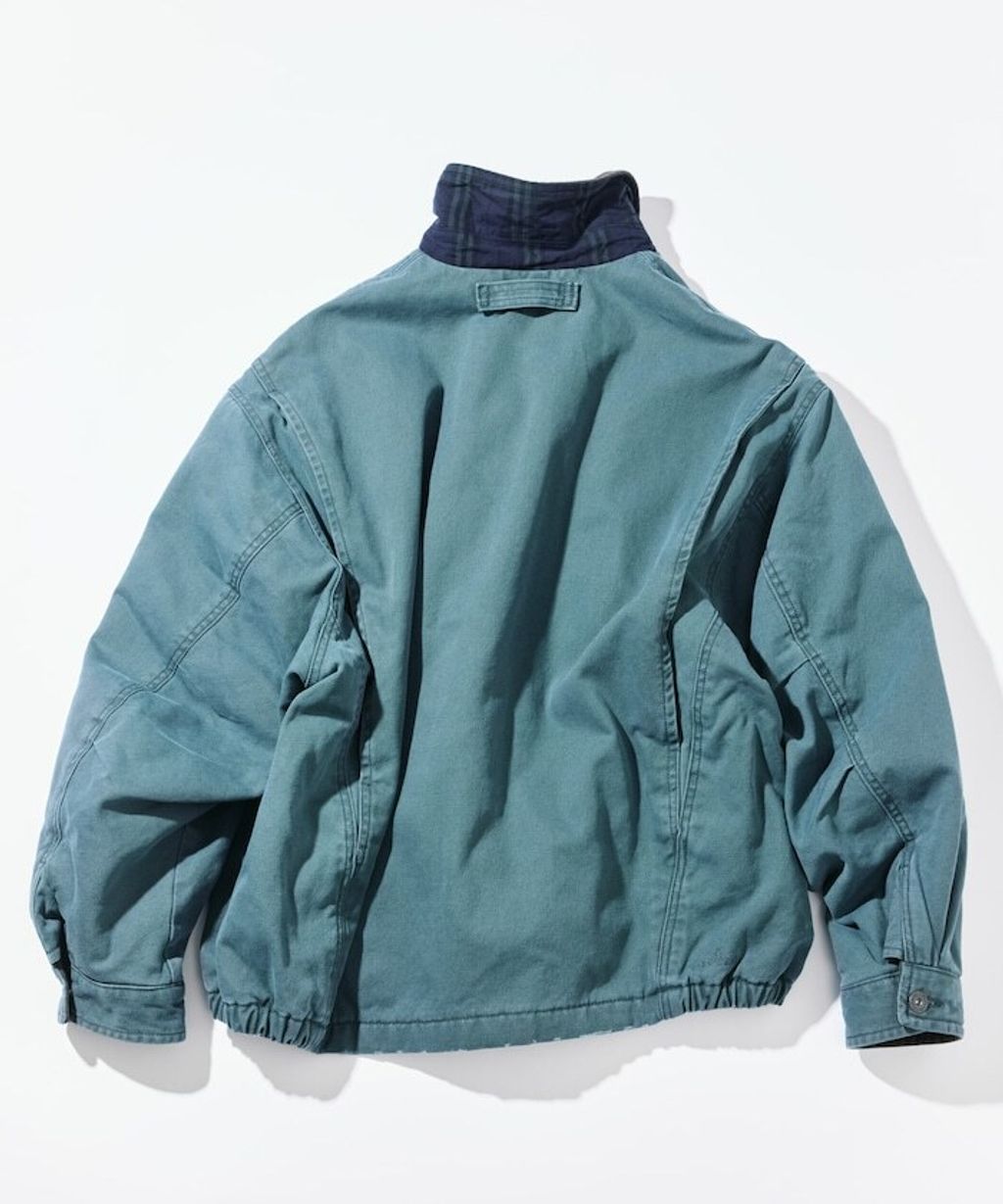 NAUTICA 復古做舊厚磅中棉鴨布外套_9
