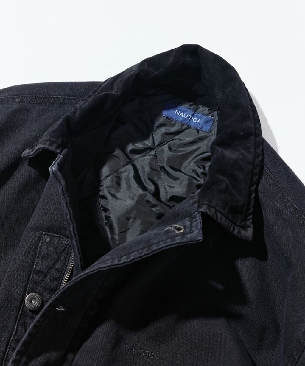 NAUTICA 復古做舊厚磅中棉鴨布外套_11