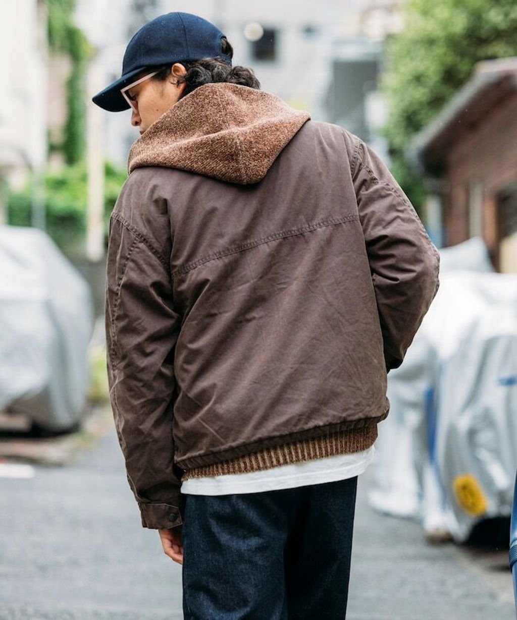 FREAKS STORE 復古水洗燈芯絨領中棉尼龍外套_43