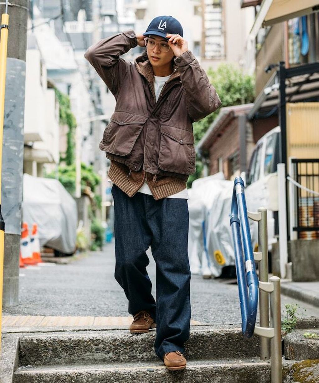 FREAKS STORE 復古水洗燈芯絨領中棉尼龍外套_36